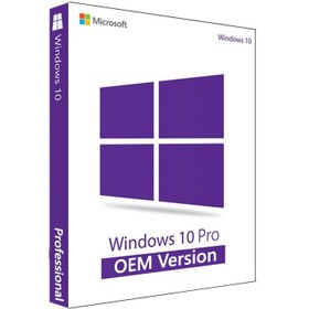 تصویر لایسنس اورجینال ویندوز Windows 10 pro - OEM 