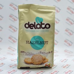 تصویر بیسکوییت پرک جوی دو سر دلاتو Delato مدل Hazelnut 