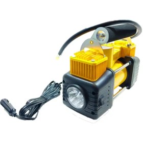 تصویر کمپرسور باد فندکی دو سیلندر اینتیمکس مدل INTIMAX 13001 با لوازم پنچرگیری 