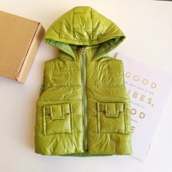 تصویر پافرنوزادی و بچگانه برگ سبز 