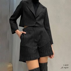 تصویر شلوارک کرپ مدل لوتوس 