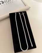 تصویر ست گردنبند و دستبند جواهری قفل کوبایی 