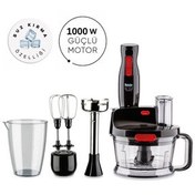 تصویر ست مخلوط کن آقای سرآشپز کوادرو ویژگی های توربو بالا آنتراسیت 4 کننده چاقو فکر Fakir 