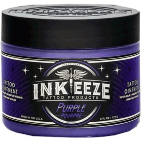 تصویر کرم حین کار ۱۸۸ گرمی بنفش PURPLE TATTOO OINTMENT 188gr Inkeeze 