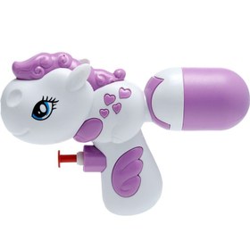 تصویر مینی تفنگ آبپاش مخزن دار طرح یونیکورن unicorn water gun