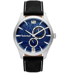 تصویر ساعت مچی آنالوگ چرمی مدل T TBL15639JS-03 برند timberland Ferndale Analog Watch With Blue Dial And Black Leather Strap For Men