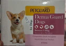 تصویر قطره ضد کک و کنه و شپش پت گارد وزن ۱تا۱۰کیلو Derma Guard Dogs