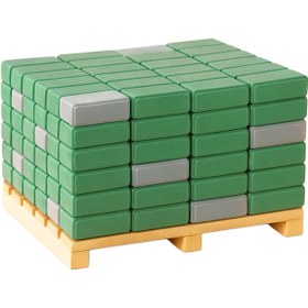 تصویر آجر نما مینیاتوری سبز 