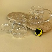 تصویر شات قهوه پیرکس حبابی 