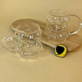 تصویر شات قهوه پیرکس حبابی 