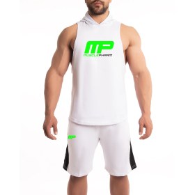 تصویر هودی بدنسازی ( رکابی کلاه دار) MUSCLE PHARM 