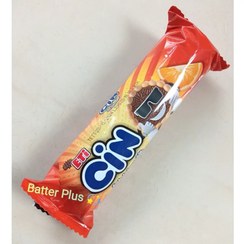 تصویر بیسکوییت اتی جین پرتقالی با تیکه های شکلات (Eti CiN) ترکیه وزن 114 گرم 