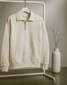 تصویر نیم زیپ 100402 کرم 