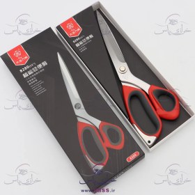 تصویر قیچی تمام فلز تیغه فولادی دسته ژله ای سایز 11 