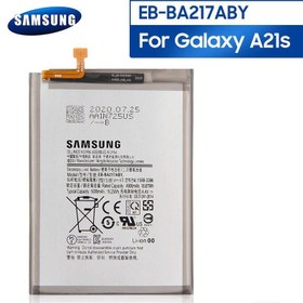 تصویر باتری اصلی سامسونگ مدل Samsung Galaxy A12 Samsung Galaxy A12 EB-BA217ABY Battery