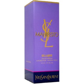 تصویر ادوپرفیوم زنانه مدل Manifesto طرح مارک 100میل اسکلاره Women's Eau de Parfum, Manifesto model, 100 ml Sclare design