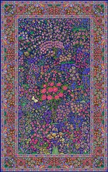 تصویر طرح قالی حسن خانی کرمان،1-10 