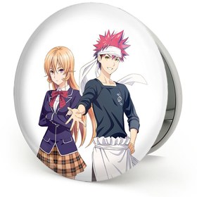 تصویر آینه تاشو سوما و ارینا انیمه جنگ غذاها Food Wars 