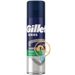 تصویر ژل اصلاح ژیلت مدل Soothing حجم 200 میل 