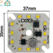 تصویر چیپ ال ای دی 12 وات 220 ولت سفید مهتابی خازن دار 