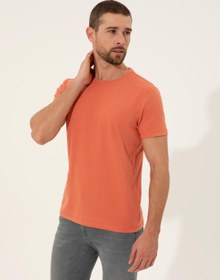 تصویر تی شرت مردانه آستین کوتاه یقه گرد مدل جذب مرجانی پیرکاردین 