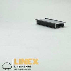 تصویر نورخطی کد ۳ - بصورت شاخه ۳ متری و ۶ متری / سفید و مشکی / بصورت توکار linear light