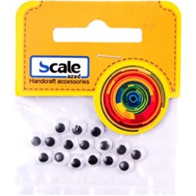 تصویر scale چشم عروسک 