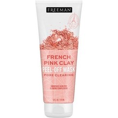 تصویر ماسک صورت خاک رس صورتی فریمن Freeman French Pink Clay حجم 175 میل 