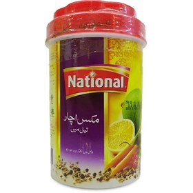 تصویر ترشی ناسیونال پاکستانی مخلوط روغنی وزن 1 کیلویی – NATIONAL 