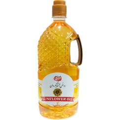 تصویر روغن آفتابگردان پرس سرد طبیعی ابری حجم 1 لیتری 100 درصد خالص 