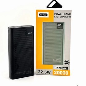 تصویر پاوربانک کین واله مدل Q642 ظرفیت 20000 میلی آمپر ساعت POWER BANK Kin Vale Q642