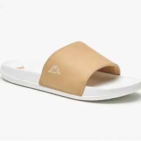 تصویر دمپایی مردانه با جزئیات لوگو برند kappa Mens Logo Detail Slides With Cushioning