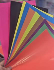 تصویر کاغذ رنگی A4 بسته ۱۰ عددی ۱۰ رنگ 