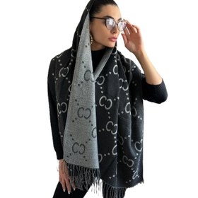 تصویر شال موهر گوچی Gucci GG Jacquard Wool Silk 