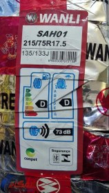 تصویر لاستیک ونلی مدل SAH01 سایز 215/75R17.5 