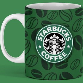 تصویر ماگ سرامیکی طرح STARBUCKS 
