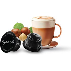 تصویر کپسول لاته فندقی لپرسو مدل Lepresso LPCDGHCH dolce gusto 16pcs hazelnut latte 