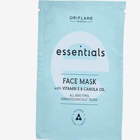 تصویر ماسک ویتامیه اسنشیالز حاوی ویتامین E و روغن کانولا Essentials Face mask with Vitamin E & Canola Oil