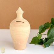 تصویر قلک سفالی مدل خمره ای sh557 