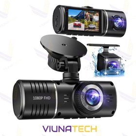 تصویر دوربین ثبت وقایع 3 لنز مدل J06 J06 DashCam