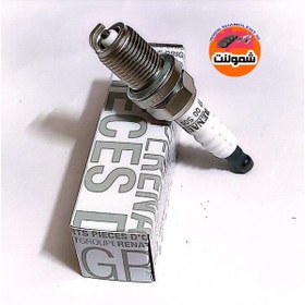 تصویر | یک دست(4عدد) شمع فابریک رنو فرانسه RENAULT مدل 7700500155-UV1 پایه کوتاه | مناسب جک j5 1.8 اتومات،ال90،تندر90،رنو ساندرو1.6، دنا، پراید انژکتور قبل94 | پژو 1.8 405 ، پارس 1.8 ، 206 تیپ 1/2/3 ،پژو 2000 ،زانتیا 2000،سمند ،ساینا،تیبا،کوییک،ریو،ام وی ام ایکس33 | 