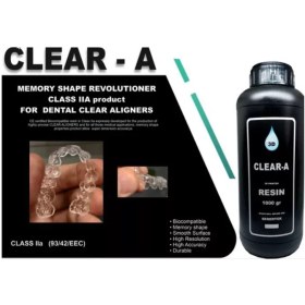 تصویر رزین الاینر شفاف سنرتک | Senertek Clear-A Aligner Resin senertek-clear-a-aligner-dental-resin
