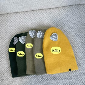 تصویر کلاه بافت مدادرنگی آکو 