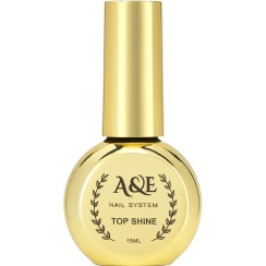 تصویر تاپ شاین ناخن A&E ای اند ای ۱۵ میل 