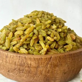 تصویر کشمش قلمی سبز ممتاز (کاشمر) - 1000 گرم Iranian Raisins