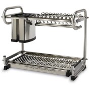 تصویر آبچکان ملونی مدل 9116 دو طبقه استنلس استیل 