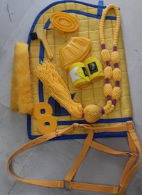 تصویر ست عرقگیر زرد 