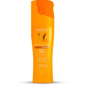 تصویر اسپری برنزه کننده +SPF50 ویشی مناسب انواع پوست ۲۰۰ میلی لیتر Vichy Bronze Spray SPF50+ For All Skins 200 ml