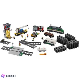 تصویر لگو سری سیتی مدل قطار باربری ۶۰۱۹۸ - LEGO City Cargo Train 60198 ۱۲۲۶ قطعه