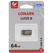 تصویر فلش لونارکUSB2.0 LU125 B 64 گیگابایت LONARK USB2.0 LU125 B 64G